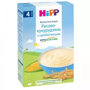 HIPP Каша молочная рисово-кукурузная с пребиотиками 250г- цены в Херсоне