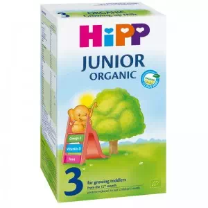 HIPP органич.детское сухое молоко Organic 3 Junior 500г- цены в пгт. Новой Праге