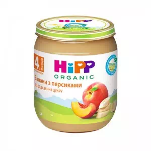 HIPP Пюре фруктовое Бананы с персиками 125г- цены в Кропивницкий