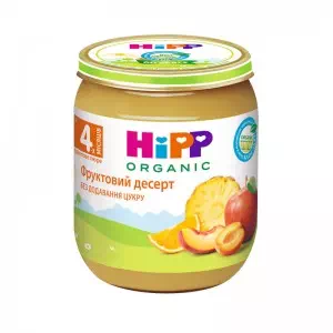 HIPP Пюре фруктовое Фруктовый десерт 125г- цены в Марганце