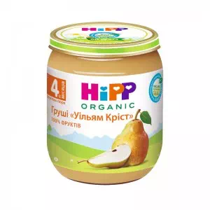 Отзывы о препарате HIPP Пюре фруктовое Груши Уильям Крист 125г