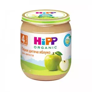 Отзывы о препарате HIPP Пюре фруктовое Первое детское яблоко 125г