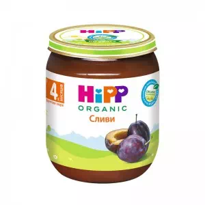 HIPP Пюре сливи 125г- ціни у Новомосковську