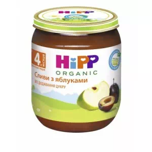 HIPP Пюре фруктовое Сливы с яблоками 125г- цены в Сумах