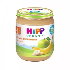HIPP Пюре Банани і яблука 125г- ціни у Покрові