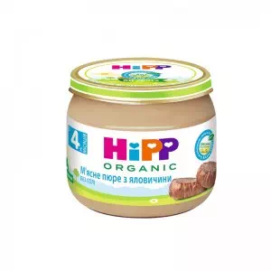 HIPP Пюре м'ясне з яловичиною 80г- ціни у Нікополі