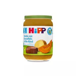 HIPP Пюре Тыква и картофель с говядиной с 5мес.190г- цены в Львове
