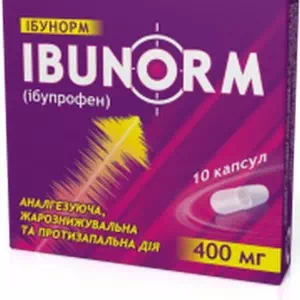 Аналоги и заменители препарата Ибунорм капсулы 400мг №10