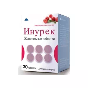 Инурек таблетки жевательные №30- цены в Одессе