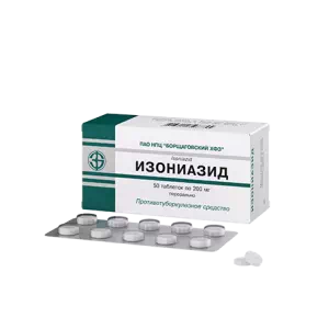 Изониазид таблетки 0.2г №50- цены в Никополе