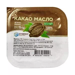 Какао масло 15г- цены в Бровары
