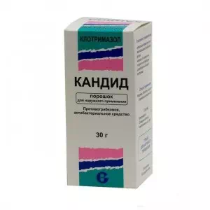 Кандид 1 % порошок для наружного применения 30 г флакон №1- цены в Нововолынске