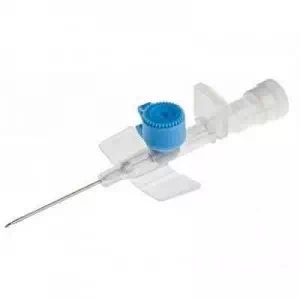 Канюля для внутривенного введения с инъекционным клапаном G22 (0.9) (тип Венфлон) голубой- цены в Днепрорудном
