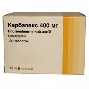 Карбалекс 400мг таблетки №100- ціни у Мирнограді