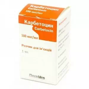 Карбетоцин р-р д ин 100мкг мл 1мл №4 фл.- цены в Никополе