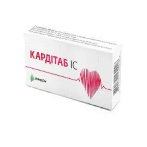 Кардитаб IC таблетки №6- цены в Павлограде
