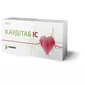 Кардитаб ІС таблетки №10- цены в Николаеве