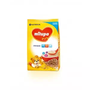 Инструкция к препарату Каша молочная сухая быстрорастворимая гречневая Milupa для детей от 4-x месяцев