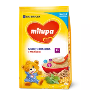 Каша молочная сухая быстрорастворимая мультизлаковая с мелиссой Milupa для детей от 7-ми месяцев- цены в Ахтырке