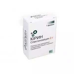 Отзывы о препарате Кирин порошок для приготовления суспензия для инъекций 2г флакон с растворителем в ампулах 3.2мл