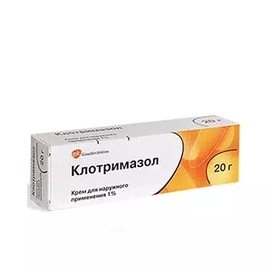 Клотримазол крем 1% туба 20г- цены в Крыжановке