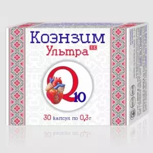 Коэнзим Q10 ультра капс.0.3г №30- цены в Кременчуге