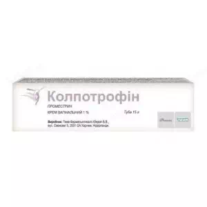 Колпотрофин крем вагинальный 1% 15г- цены в Черкассах