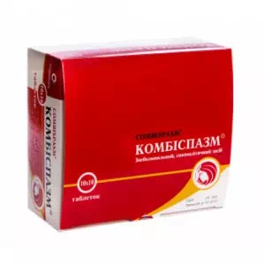 Комбіспазм таблетки №100 (10х10)- ціни у Новомосковську