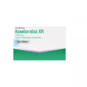 Отзывы о препарате Комбоглиза XR таблетки 5мг 500мг №28