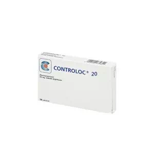 Контролок таблетки гастрорезист. по 20 мг №14- ціни у Марганці