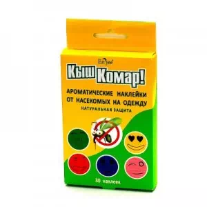 КЫШ-КОМАР наклейка на одежду ароматическая №30- цены в Мирнограде