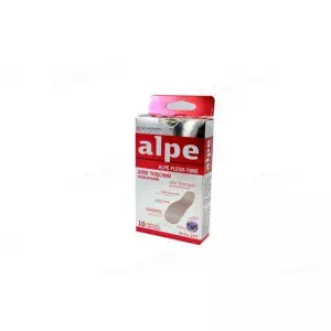 Пластир медичний Alpe Flesh-tone на тканинній основі, тілесний класичний 76 мм х 19 мм- ціни у Світловодську