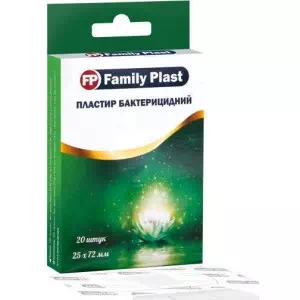 Л пласт.бакт.Family plast 25х72мм полим.№20- цены в Бровары