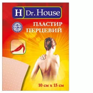 Лейкопластырь H Dr.House 10х15см перц.перф.- цены в Днепре