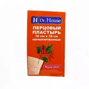 Лейкопластырь H Dr.House 10х18см перц.перф.- цены в Днепре