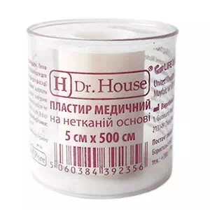 Лейкопластырь H Dr.House 5х500 нетк.осн.к уп- цены в Южноукраинске
