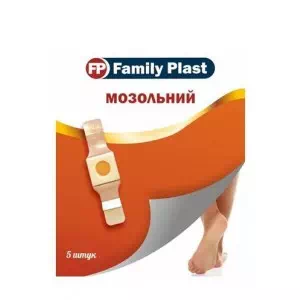 Л пласт.мозол.Family plast №5- ціни у Покровську