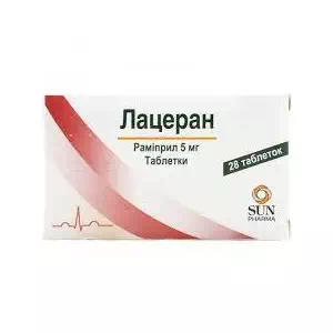 Лацеран НСТ таблетки по 2.5 мг/12.5 мг №21- ціни у Дніпрорудному