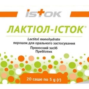 Лактіол-Істок порошок для орального застосування 5г саше №20- ціни у Новомосковську