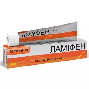 ЛАМІФЕН ГЕЛЬ 1% 30Г ТУБА №1- ціни у Переяслав - Хмельницькому