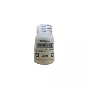 Ламітрил таблетки 25мг N30- ціни у Дніпрі