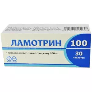ЛАМОТРИН таблетки 100МГ №10Х3- ціни у Соледарі