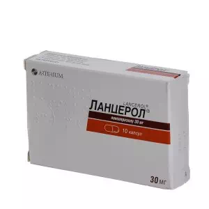 ЛАНЦЕРОЛ КАПС. 30МГ №10- ціни у Добропіллі