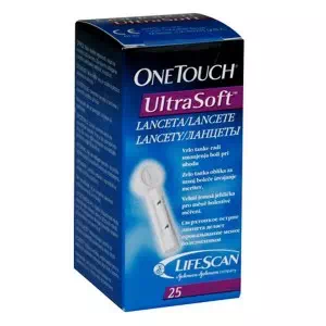 Ланцети One Touch Ultra Soft№25- ціни у Горішні Плавні