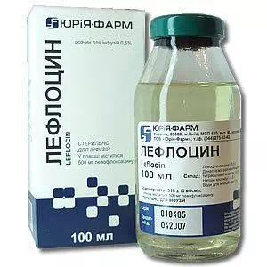 Инструкция к препарату Лефлоцин раствор для инфузий 0.5% флакон 150мл