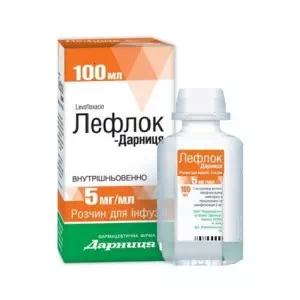 Лефлок раствор для инфузий 500 мг 100 мл бутылка 100 мл- цены в Червонограде