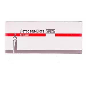 Летрозол-Віста таблетки покриті плівковою оболонкою 2.5мг №30- ціни у Чернігові