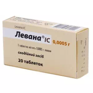 Левана IC таблетки 0,0005г №20- цены в Днепре
