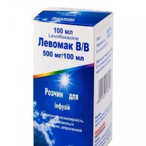 Відгуки про препарат ЛЕВОМАК розчин для інфузій 500мг / 100мл 100мл №1