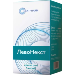 Левонекст капли глазные раствор 5 мг/мл флакон 5 мл- цены в Нововолынске